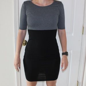Lularoe Julia Dress Size XS Gray and Black
